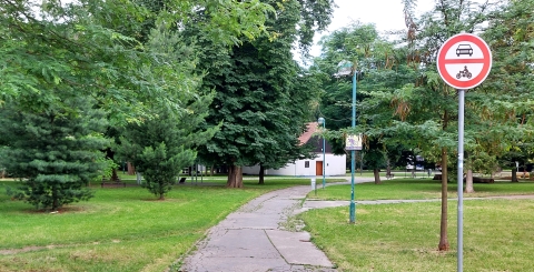 pohled do parku Smetanovy sady, ilustrační foto